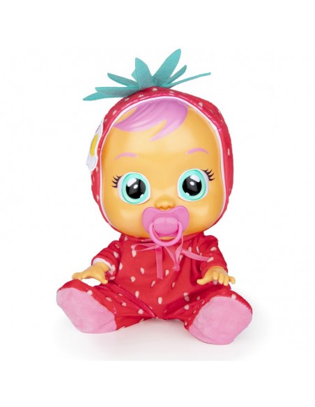 Cry Babies Tutti Frutti Płacząca lalka bobas Ella Truskawka