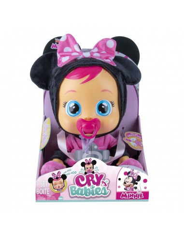 Cry Babies Bobas Myszka Minnie Lalka Interaktywna
