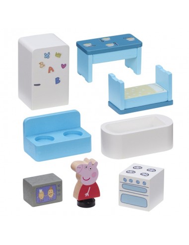 Świnka Peppa Drewniany domek rodzinny z figurką...