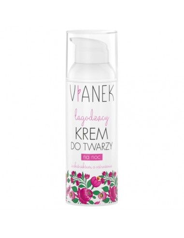 VIANEK Łagodzący krem do twarzy na noc 50ml