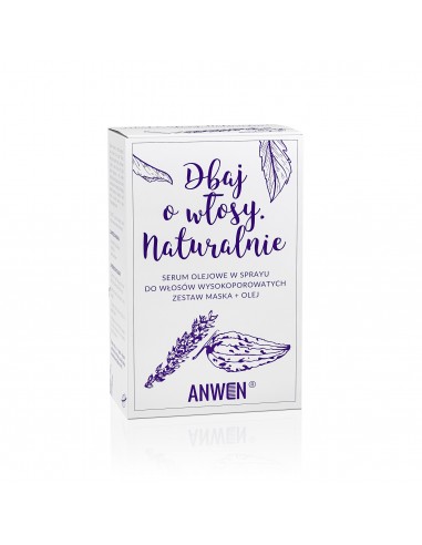 ANWEN Zestaw MASKA + OLEJ do wysokiej porowatości