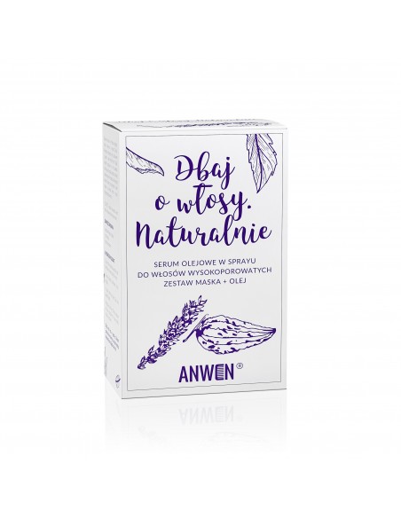 ANWEN Zestaw MASKA + OLEJ do wysokiej porowatości