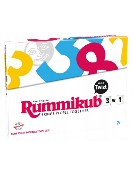 Gra Rummikub 3w1 TWIST GRA TOWARZYSKA Tm Toys