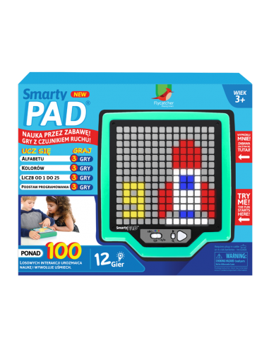 SMARTY PAD TABLET LED INTERAKTYWNY EDUKACYJNY PL