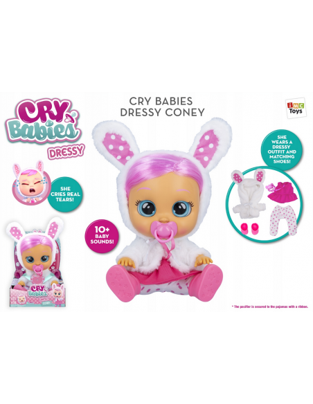 CRY BABIES DRESSY CONEY INTERAKTYWNA LALKA