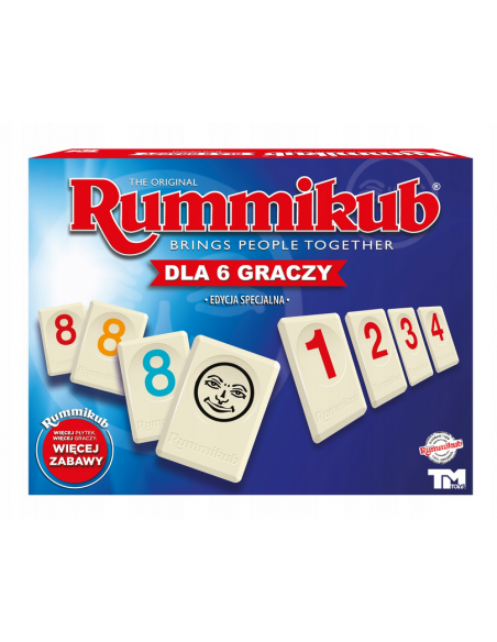 Rummikub XP Gra Liczbowa Rodzinna TM TOYS