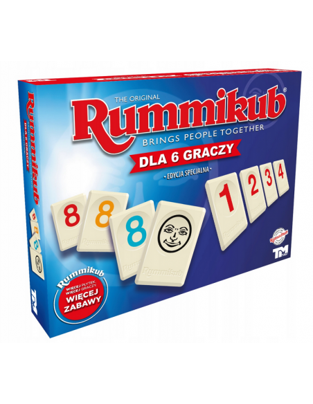 Rummikub XP Gra Liczbowa Rodzinna TM TOYS