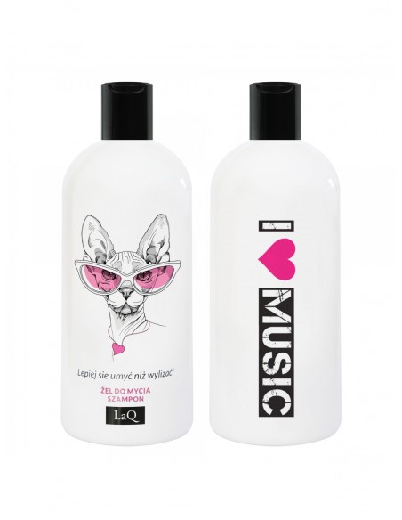 Żel do mycia i szampon do włosów 2w1 laq 300 ml KOTKA