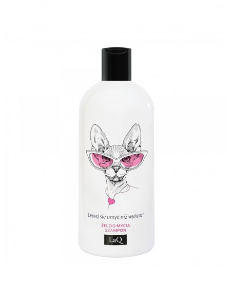 Żel do mycia i szampon do włosów 2w1 laq 300 ml KOTKA