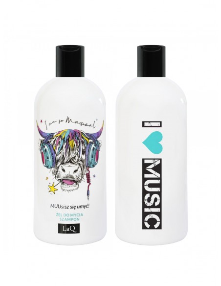 Laq Żel do mycia i szampon do włosów 2w1 300 ml KROWA