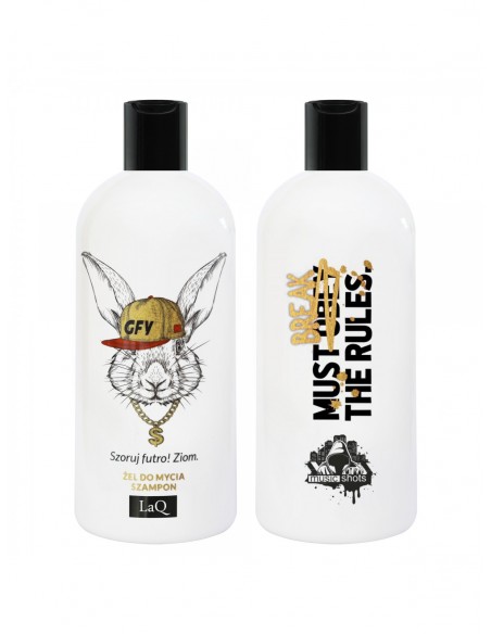 Laq Żel do mycia i szampon do włosów 2w1 300 ml KRÓLIK