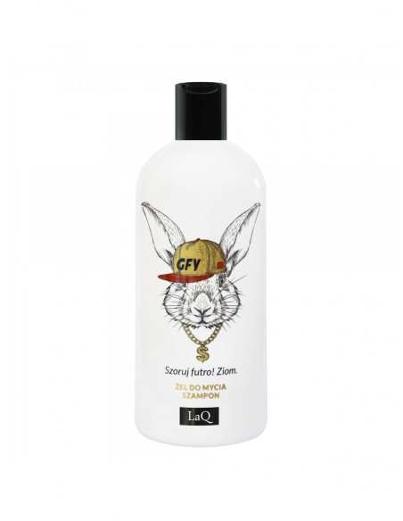Laq Żel do mycia i szampon do włosów 2w1 300 ml KRÓLIK