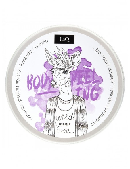 Naturalny peeling myjący laq scrub LAWENDA I WANILIA