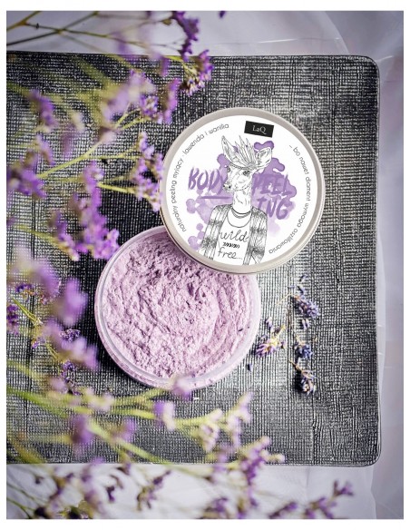 Naturalny peeling myjący laq scrub LAWENDA I WANILIA