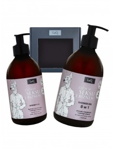 LAQ Zestaw LIMITOWANY: żel pod prysznic + szampon DOBERMAN