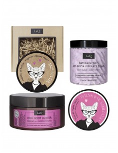 MAGNOLIA Zestaw laq mus do ciała + mus do twarzy + masło...