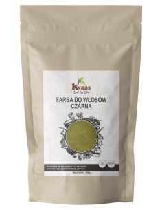 KVAAS FARBA HENNA DO WŁOSÓW CZARNA 100g