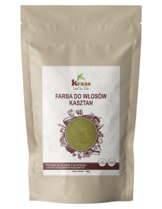 KVAAS FARBA HENNA DO WŁOSÓW KASZTAN 100g