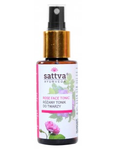 SATTVA różany tonik do twarzy woda różana 100ml