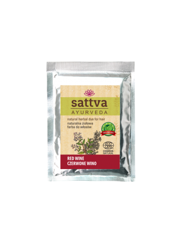 SATTVA HENNA RED WINE CZERWONE WINO 10g