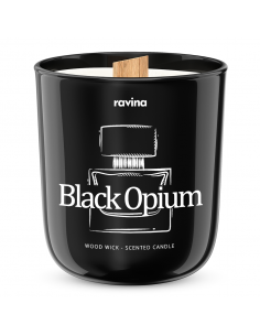 RAVINA Black Opium Sojowa Świeca Zapachowa w szkle