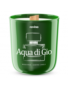 RAVINA Aqua Di Gio Sojowa Świeca Zapachowa w szkle