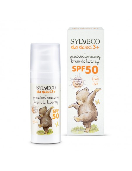 SYLVECO dla dzieci 3+ Przeciwsłoneczny krem do twarzy SPF 50
