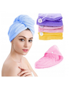 Turban na głowę Pronett mikrofibra odcienie różowego 2