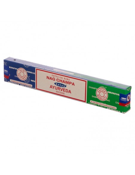 Satya Sai Baba Nag Champa i pachnąca Ajurweda Kadzidełka
