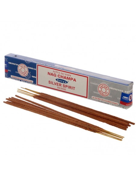 Satya Sai Baba Nag Champa & Silver Spirit Kadzidełka