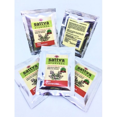 SATTVA HENNA NATURALNA CZERWONA 10 g