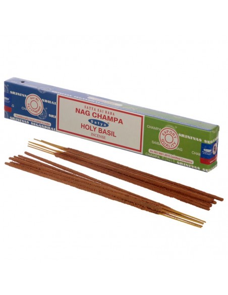 Satya Sai Baba Nag Champa i kadzidełka ze świętej bazylii