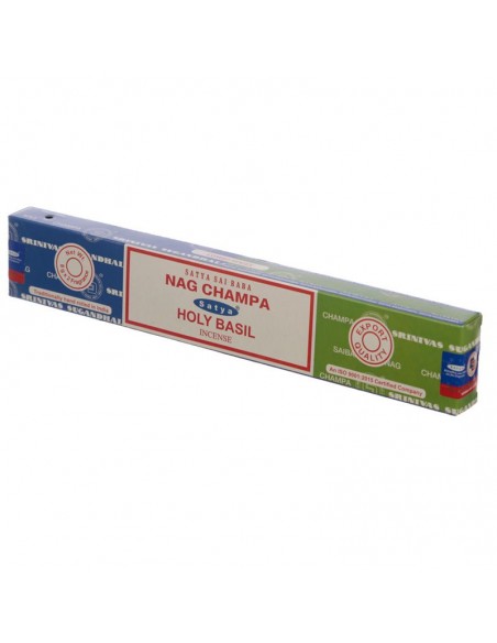 Satya Sai Baba Nag Champa i kadzidełka ze świętej bazylii
