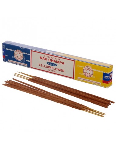 Satya Sai Baba Nag Champa Yellow Flower Kadzidełka