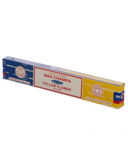 Satya Sai Baba Nag Champa Yellow Flower Kadzidełka