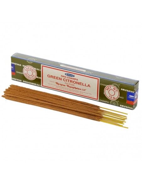 Satya Nag Champa Zielony Citronella Kadzidełka