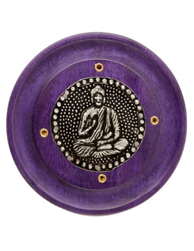 Popielnica Okrągła na kadzidła Budda Fioletowa