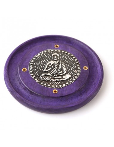 Popielnica Okrągła na kadzidła Budda Fioletowa