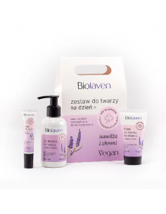 BIOLAVEN Zestaw do twarzy na dzień torebka