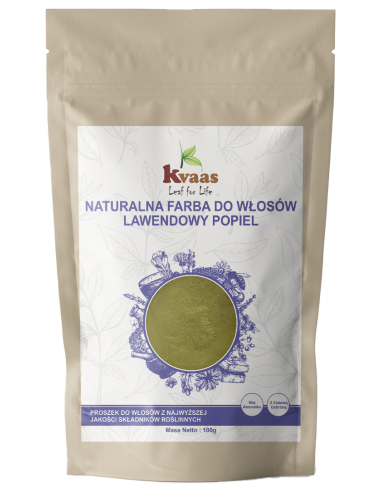 KVAAS NATURALNA ZIOŁOWA FARBA HENNA DO WŁOSÓW...
