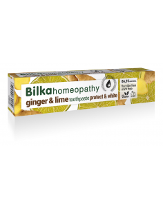 Bilka Homeopathy Pasta do zębów Imbir i limonka 75ml